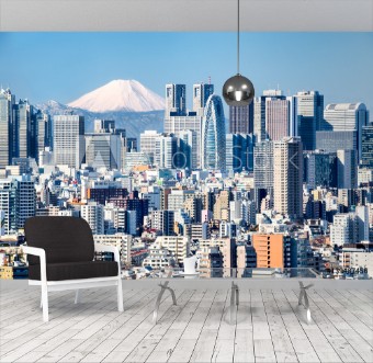 Picture of Tokyo mit Fuji im Hintergrund